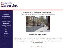 Tablet Screenshot of carboncareerlink.org